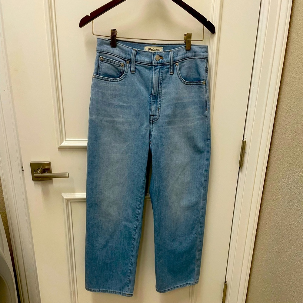 Madewell Slim Wide Leg crop